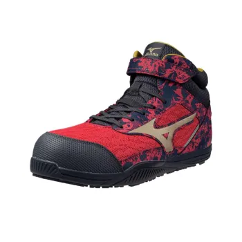 Mizuno Almighty SDII 13H High Top Casual Shoes Unisex Red Gold