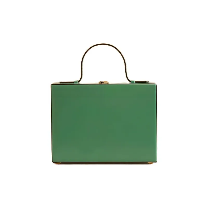 MARK CROSS Calfskin Shoulder Bag Crossbody Bag Handbag Women's Green-0