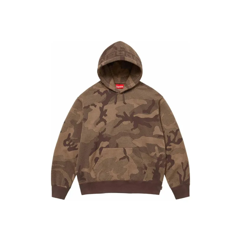 Supreme Jacquard Stripe Hooded Sweatshirt-4