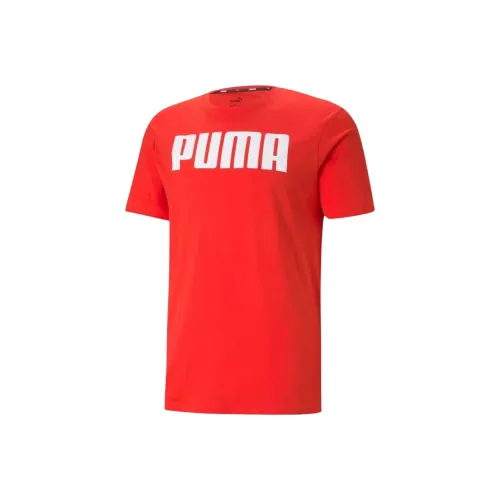 PUMA Basic T Shirts Men Red