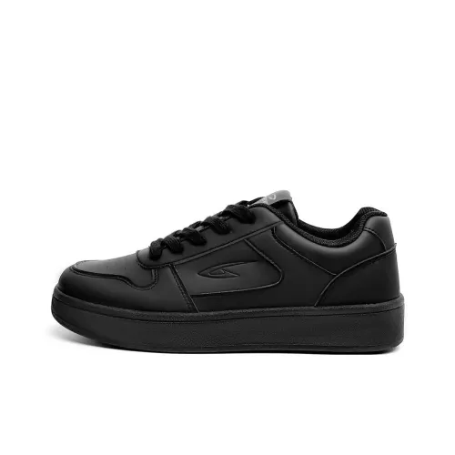 DEERWAY Abrasion Resistant, Breathable, Lightweight Low Top Skateboard Shoes Women's Black