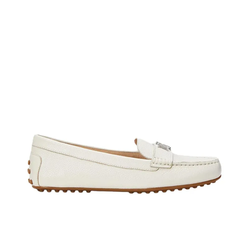 LAUREN RALPH LAUREN Barnsbury Beanie Shoes Women's White-1