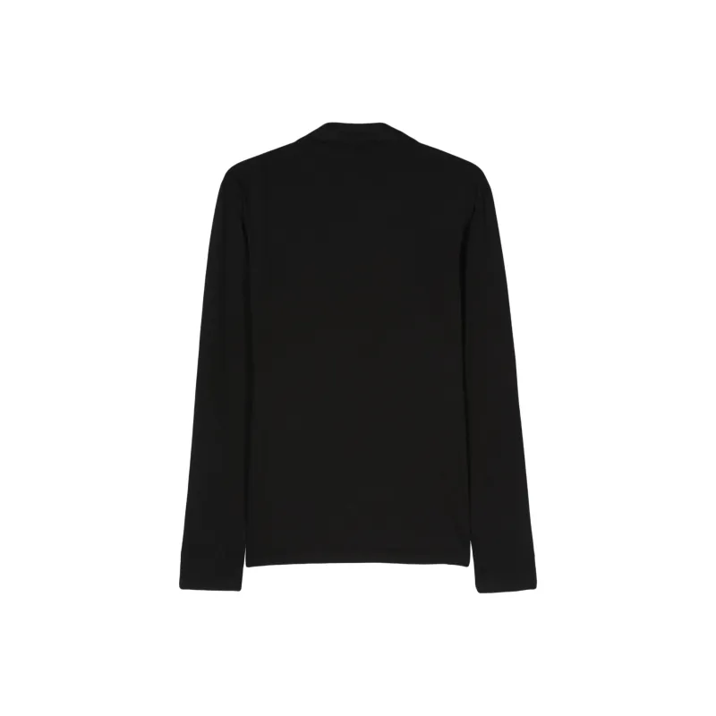 JAMES PERSE Jersey Longsleeved Polo Shirt-1