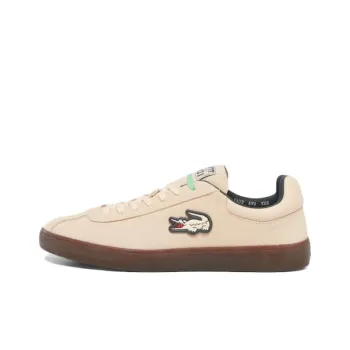 LACOSTE BASESHOT Anti Slip Wear Resistant Low Top Skateboard Shoes Men's Light Pink