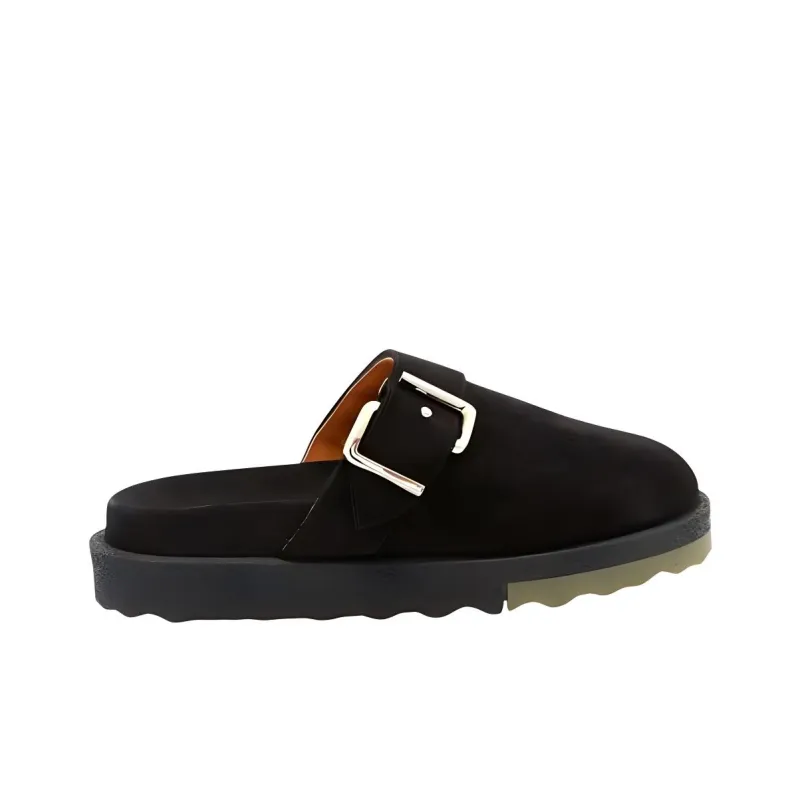 OFF WHITE Closed Toe Slippers Men's Black-1