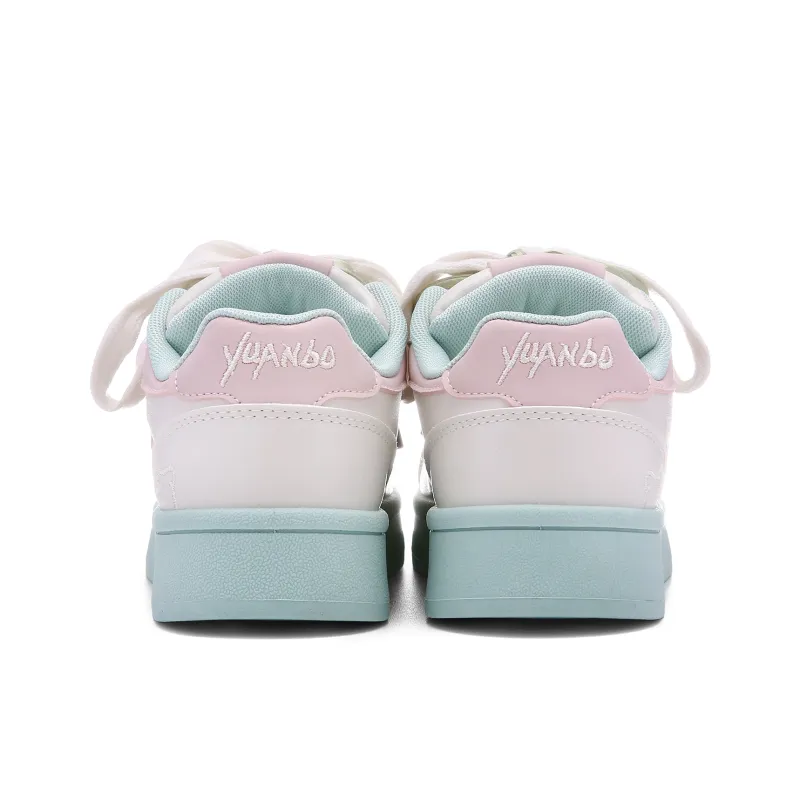 Lovely You Lightweight Slip Resistant Breathable Low Top Skateboard Shoes Women's-19