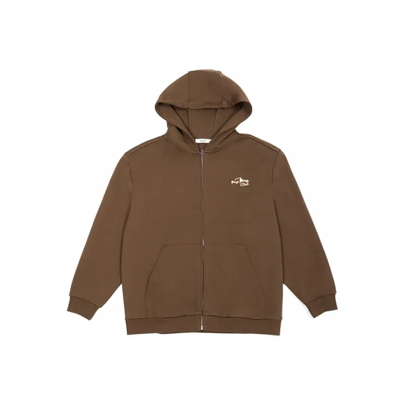 SANJQ Sweatshirt Unisex Dark Brown-0