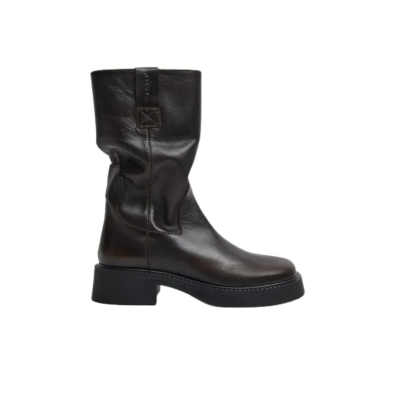 MIISTA Aron Ankle Boots 3cm Women's Dark Brown-2