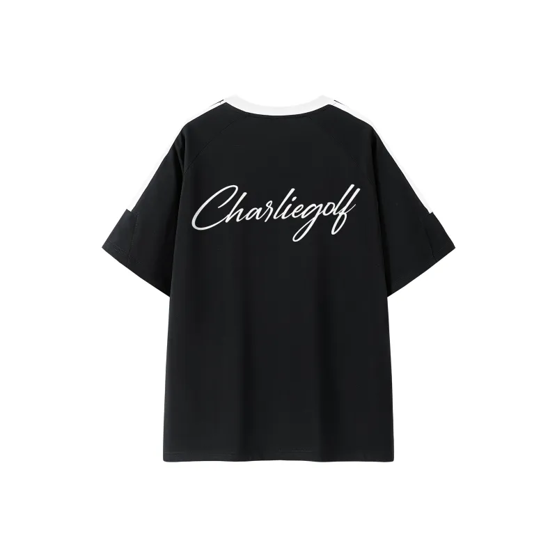 CHARLIE GOLF T Shirt Unisex Black-0
