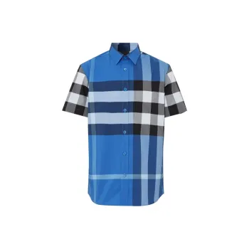 Burberry Shirt Men's Dark Sky Blue