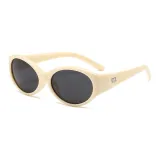 Beige Yellow Frame