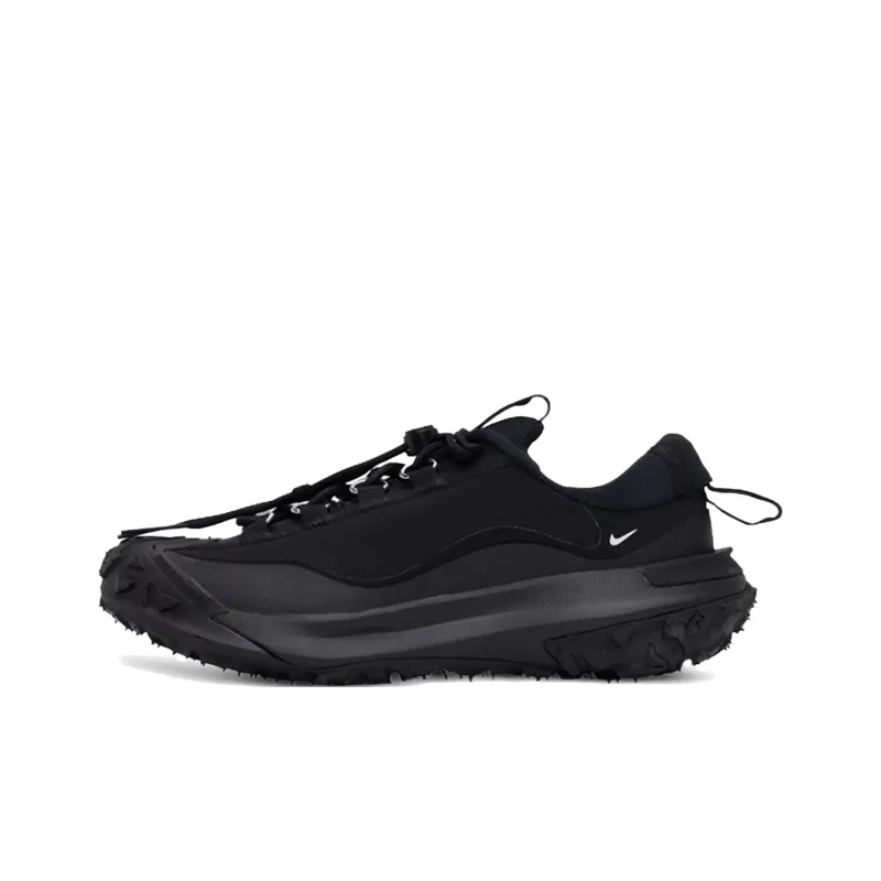 COMME Des GARCONS HOMME PLUS x Nike Anti Slip Wear Resistant Low Top Outdoor Shoes Women's Black-0