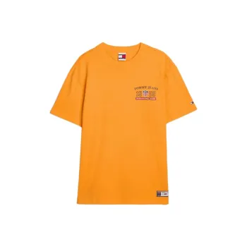 Tommy Hilfiger International Games Logo T Shirt T Shirt Unisex Yellow