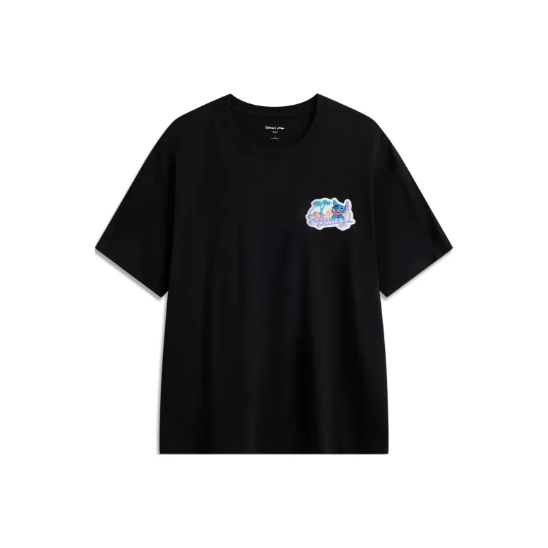 LiNing x Disney Sports Life Collection T Shirt Men's Black-0