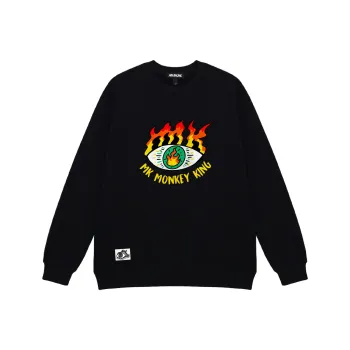 MK MONKEY KING Sweatshirt Unisex Black
