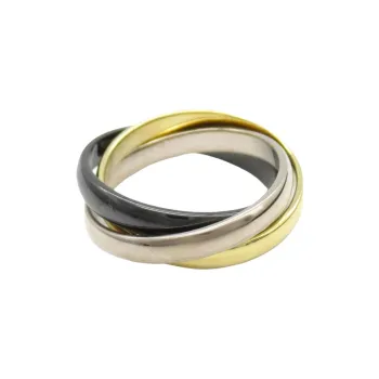 Cartier 2010s 18K Gold Trinity Ring