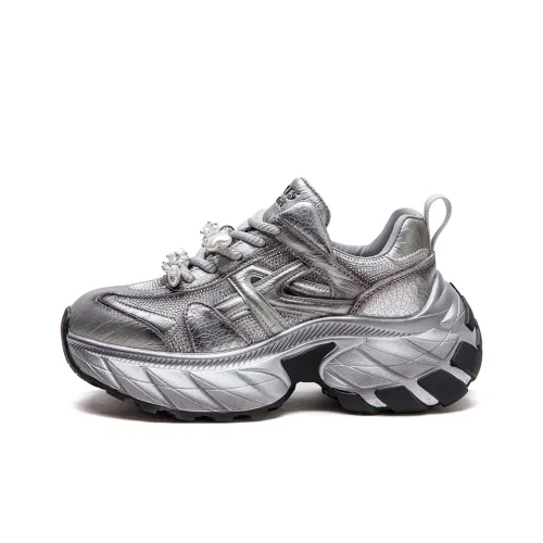 Jay Height Increasing Low Top Chunky Sneakers Women's
