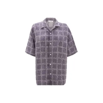 JW Anderson Shirts Men Navy Blue