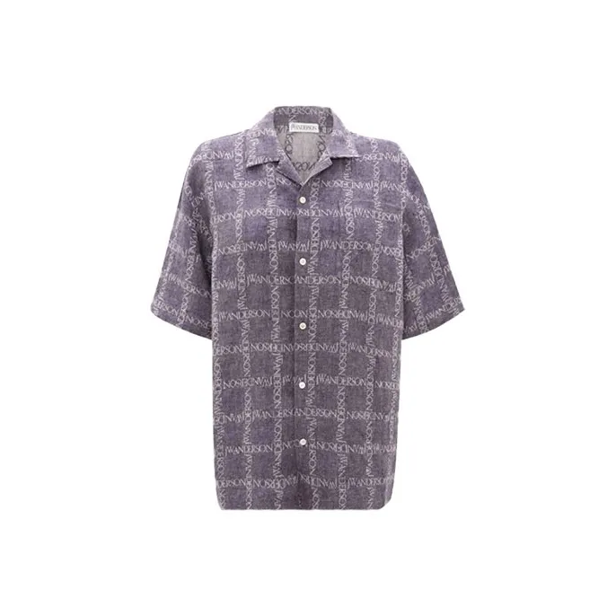 JW Anderson Shirts Men Navy Blue-0