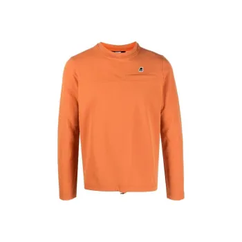 K WAY Logo patch Crew neck Sweatshirt