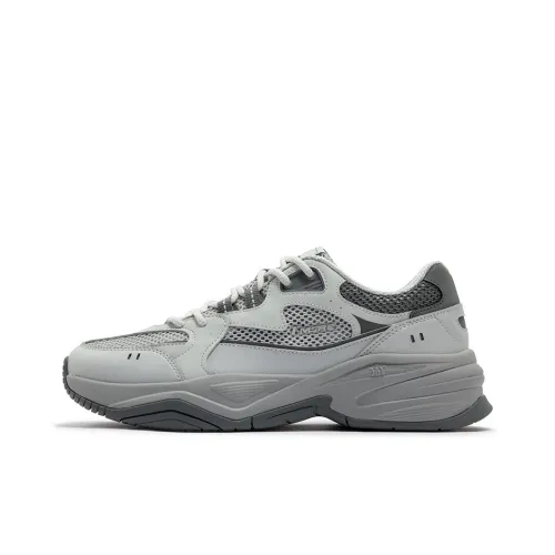 361° Sailing Series Breathable And Wear resistant Low Top Chunky Sneakers Men's Gray