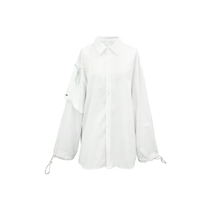 Double row jacket with a cord train