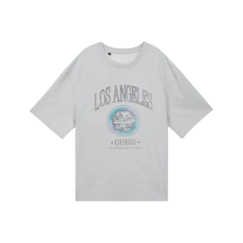 GUESS T-Shirts Men Light Gray-0