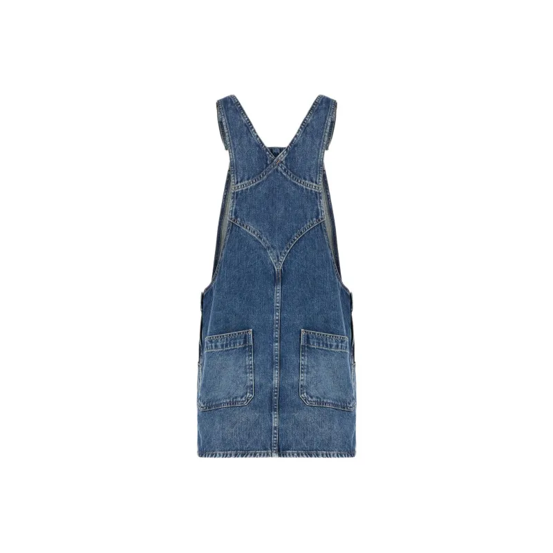 7 For All Mankind Denim Dungaree Dress-1