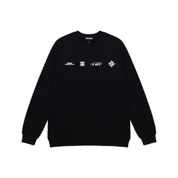 MK MONKEY KING Sweatshirt Unisex Black