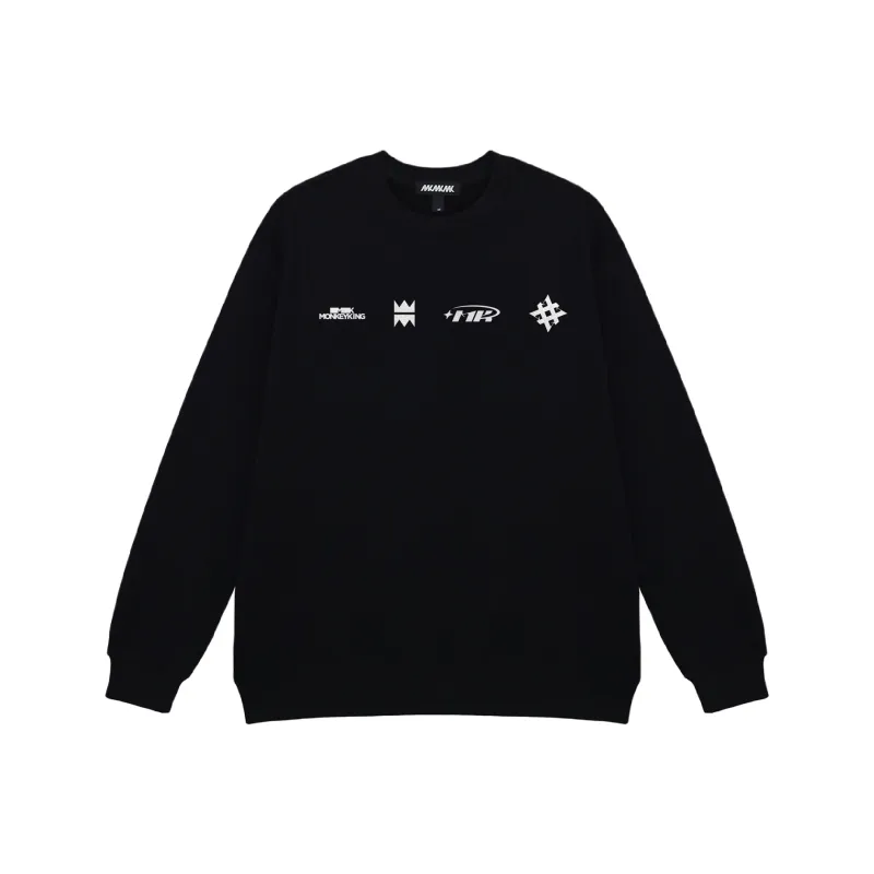 MK MONKEY KING Sweatshirt Unisex Black-0