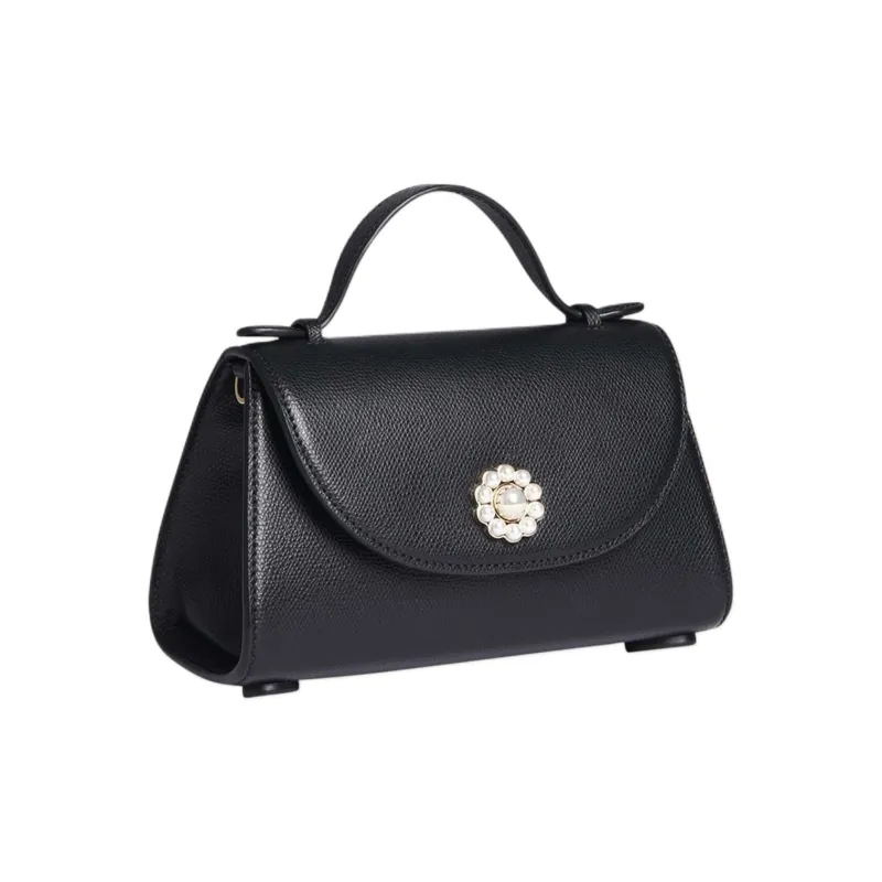SIMONE ROCHA Leather One Shoulder Handbag Regular Women's Black-1