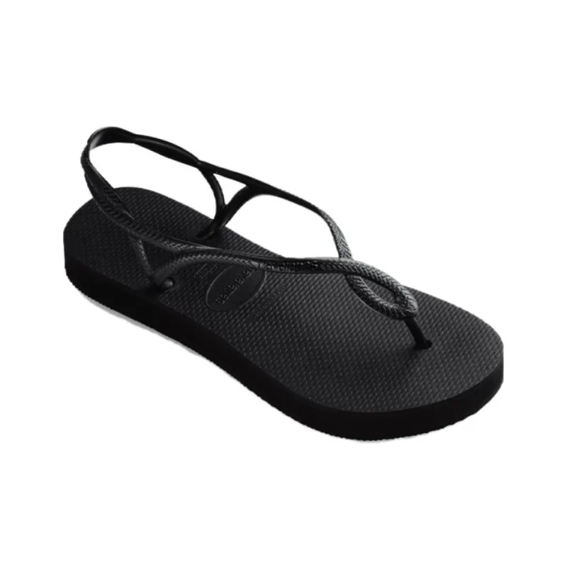 Havaianas LunaFlatform Beach Sandals Women's Black-1