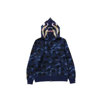 A BATHING APE Color Camo Double Shark Full Zip Hoodie SS24