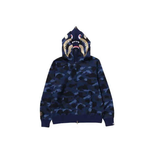 A BATHING APE Color Camo Double Shark Full Zip Hoodie SS24