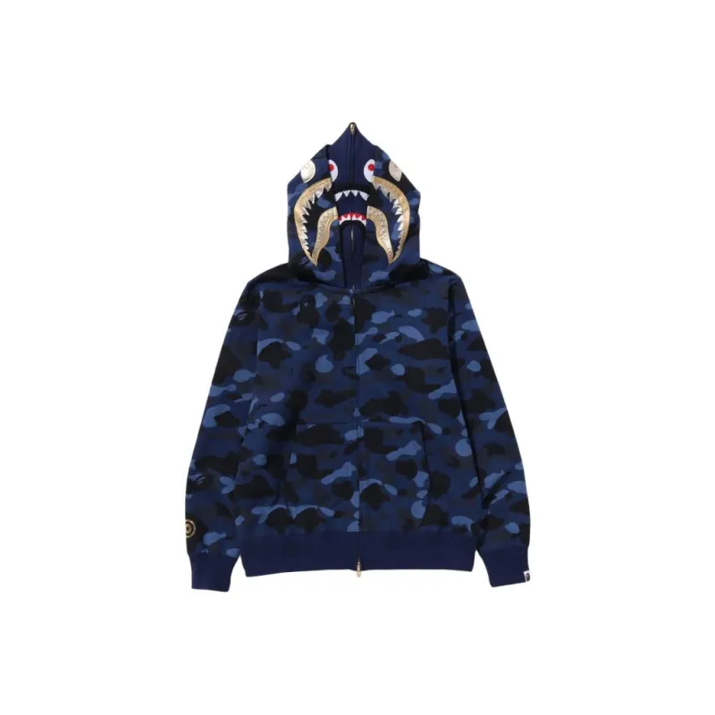 Bape Color Camo Double Shark Full Zip Hoodie SS24-0