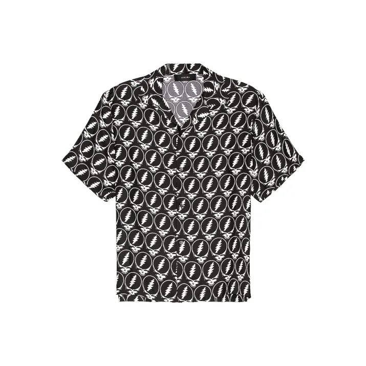 AMIRI Grateful Dead Skull Silk Shirt-0