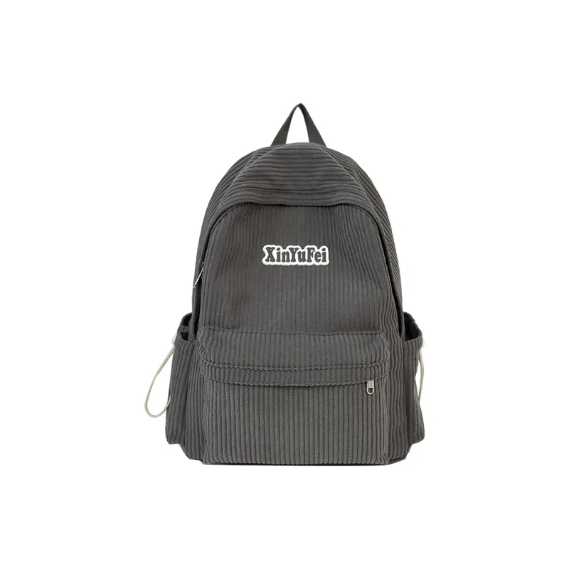 SEVENMOONS Nylon Backpack Unisex Light Grey / Dark Grey / Black / Khaki / Green-3
