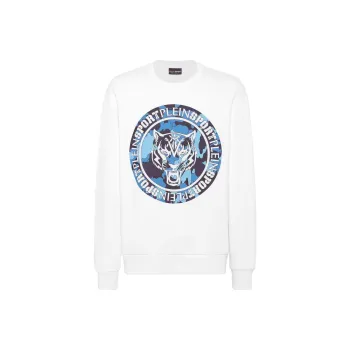 PLEIN SPORT Tiger print Camouflage Sweatshirt