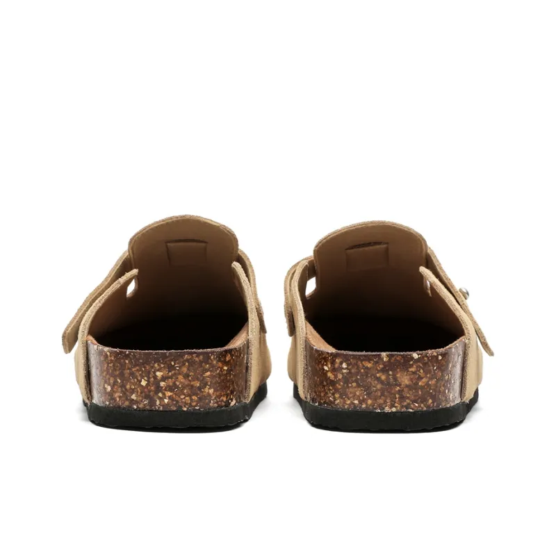 N6K8 Abrasion Resistant Slip Resistant Wrap toe Slippers Unisex Sand Dune-3