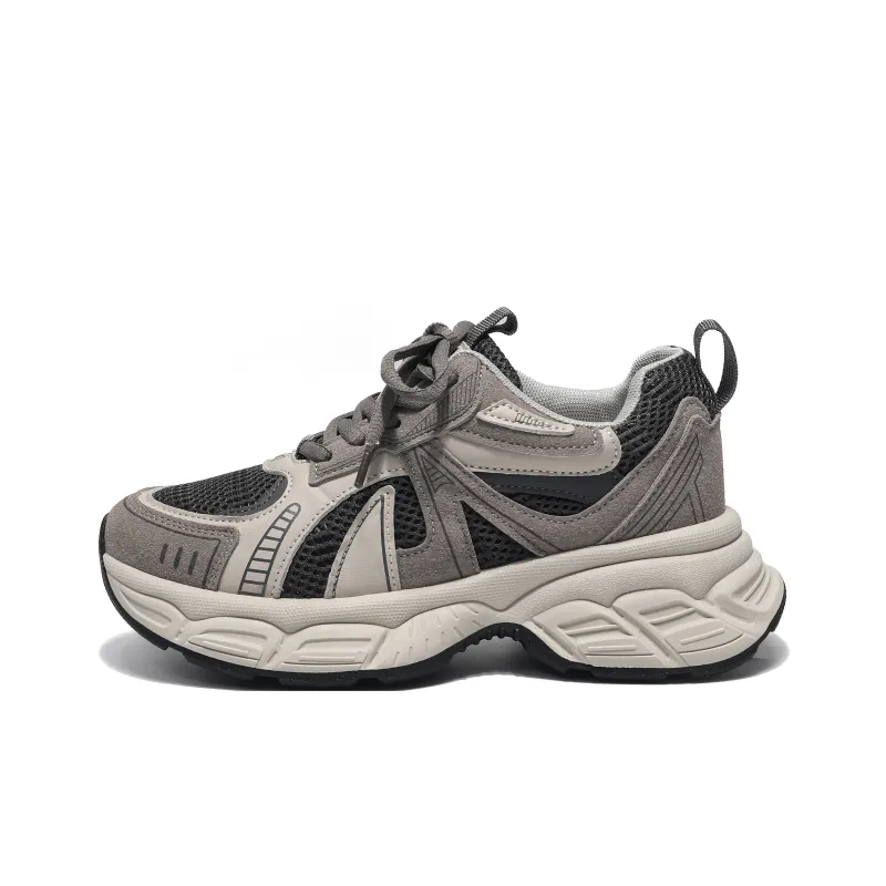 Yang Nianhua Cushioning, Slip Resistant, And Abrasion Resistant Low Top Chunky Sneakers Women's-5