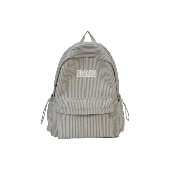 SEVENMOONS Nylon Backpack Unisex Light Grey / Dark Grey / Black / Khaki / Green