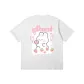 White Gray Heart Gesture Bunny