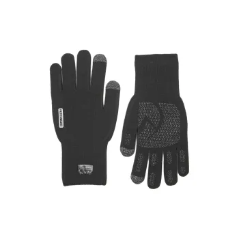 SEALSKINZ Silicone, Nylon, Elastane, Merino Wool Gloves Unisex Black
