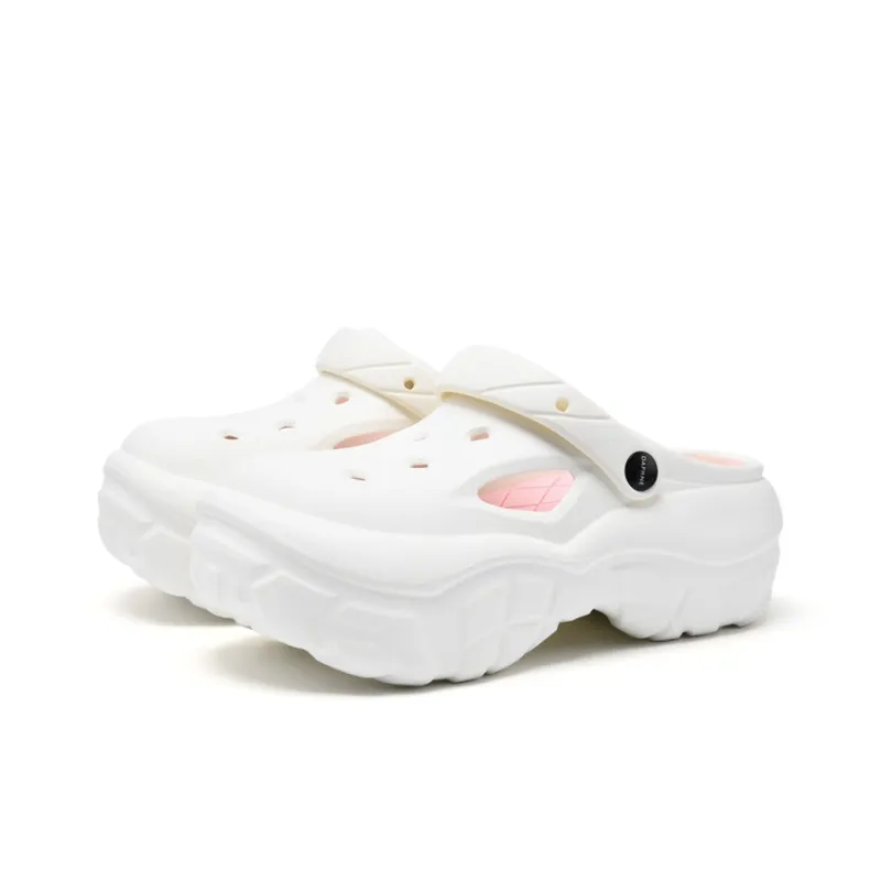 DAPHNE Clogs Women's White Pink-2