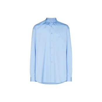 Vetements Shirts Men Blue