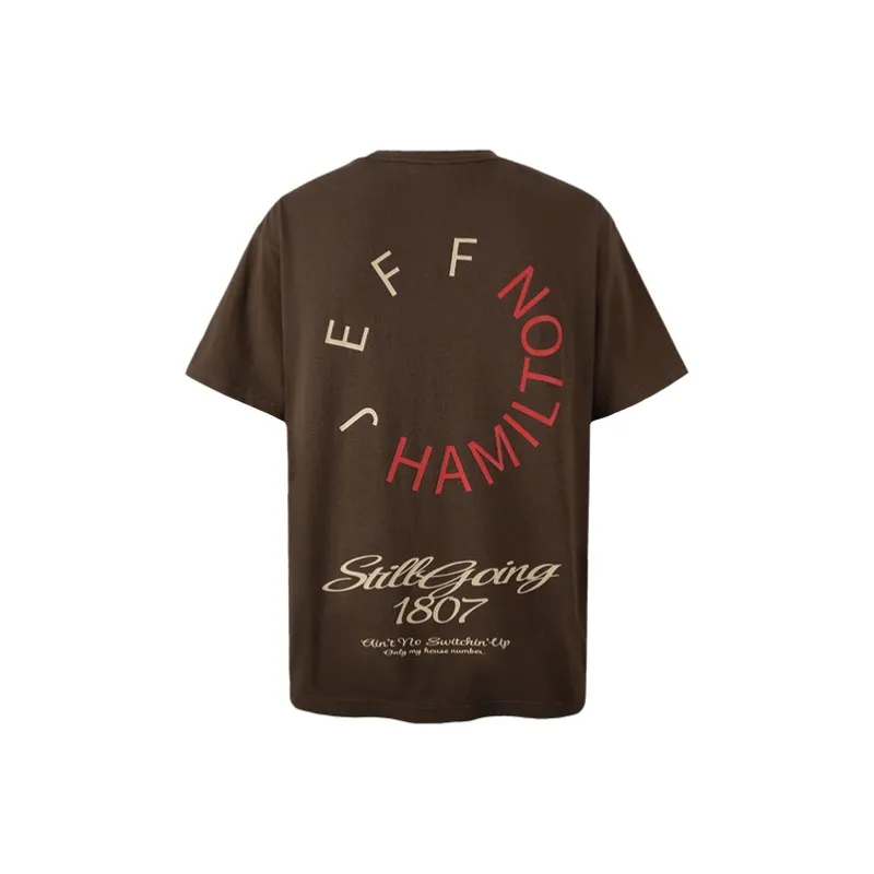 Jeff Hamilton X 1807 Jeff Hamilton Collaboration T Shirts Unisex Coffee-0