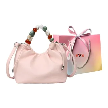 Yalu PU Handbag Women's Ecru/Pink/Green/Blue/Black