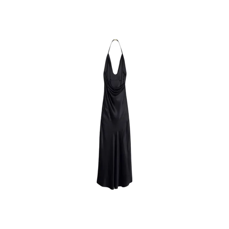 CELINE Open Back Halterneck Dress-1