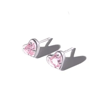 BING STUDIO 925 Sterling Silver Needle Stud Earrings Women's