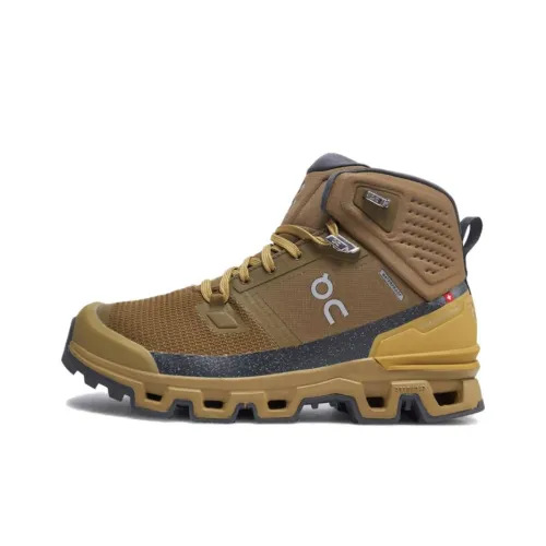 On Cloudrock 2 Abrasion Resistant Slip Resistant Short Outdoor Boots Women's Brown